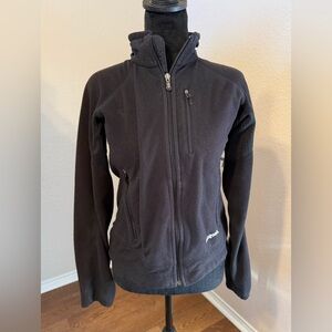 Patagonia R Black Fleece Full Zip Women’s Polartec Jacket Size S Multi-Pocket